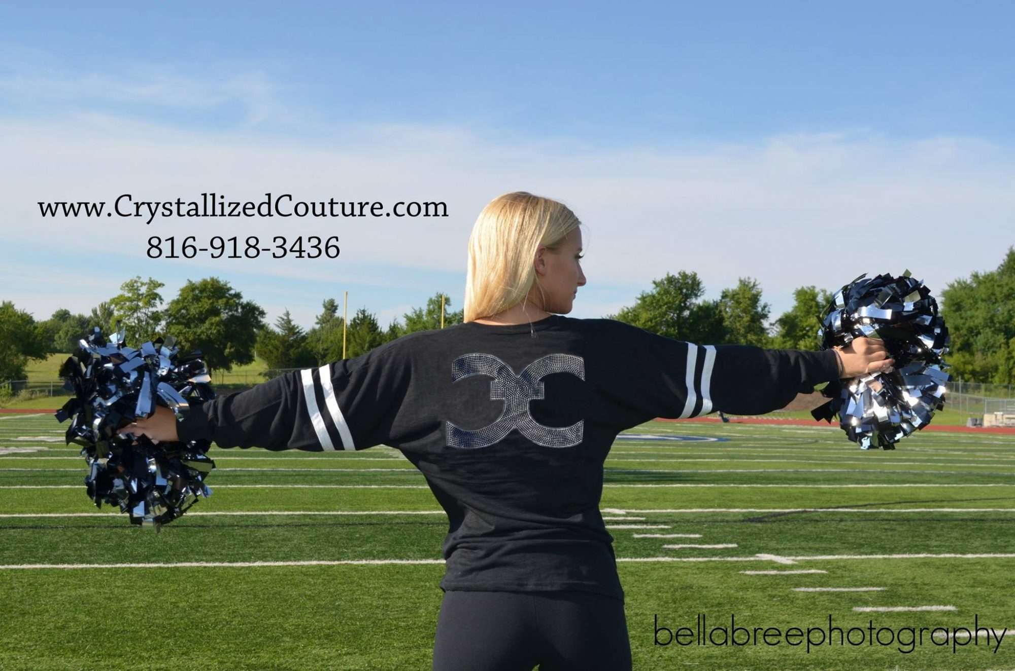 Cheer Warm Up Jackets with Rhinestones Crystallized Couture