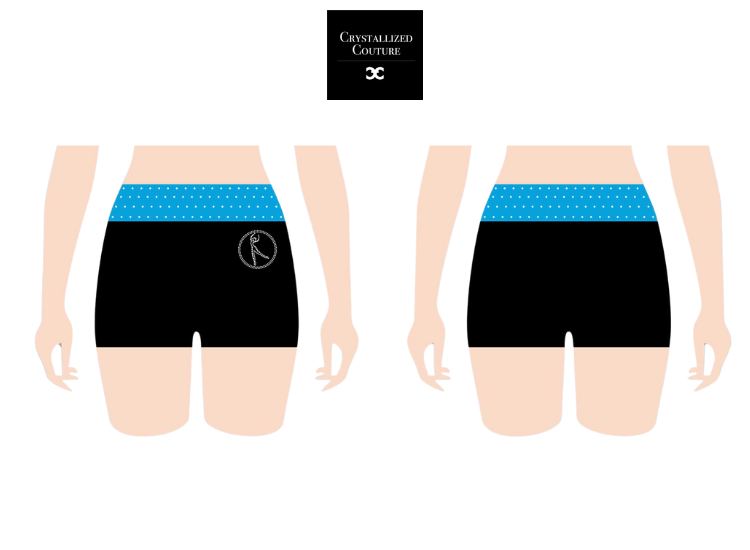 Alyssa's School of Performing Arts Rhinestone Practice Shorts