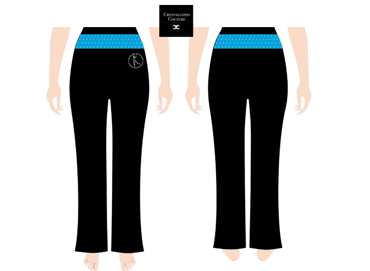 Alyssa's School of Performing Arts Team Rhinestone Warm Up Pants