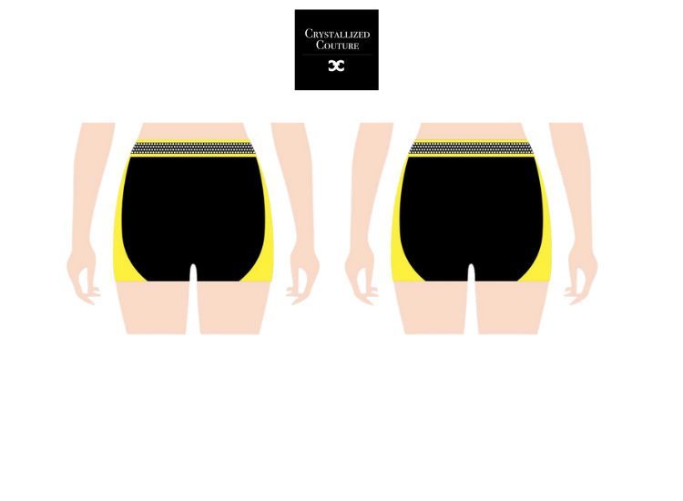 Acrodynamics Rhinestone band practice shorts