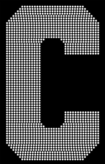 C Rhinestone Transfer