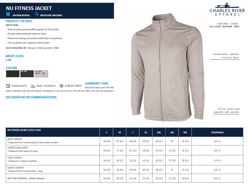 Coral Glades Color Guard Mens Jacket - Crystallized Couture